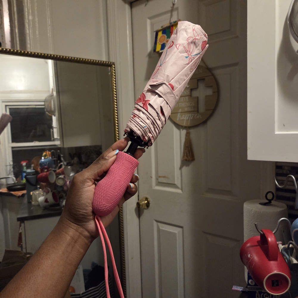 Juicy Couture Pink Bow Print Umbrella